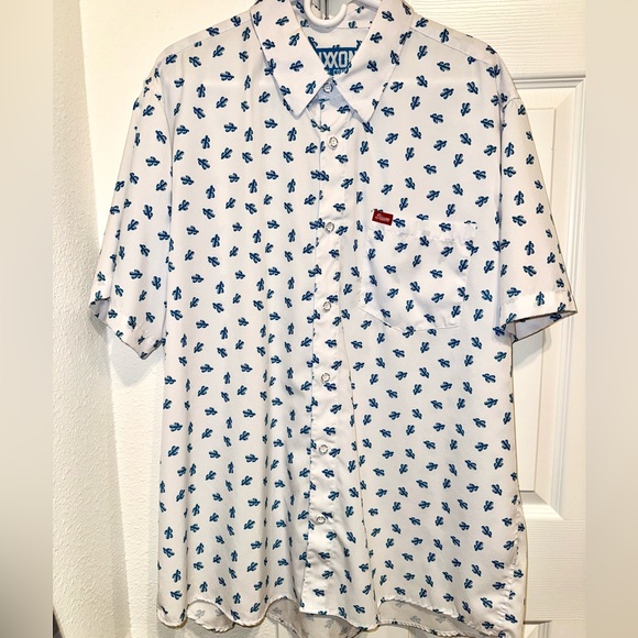 DIXXON Party Cactus Button Down Shirt - Picture 2 of 3